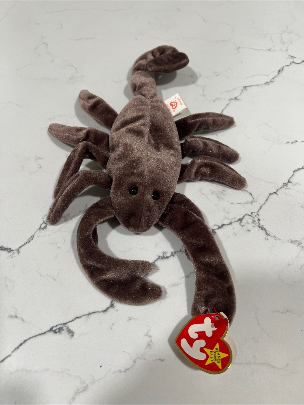 Ty Brown Stinger Scorpion Beanie Plush